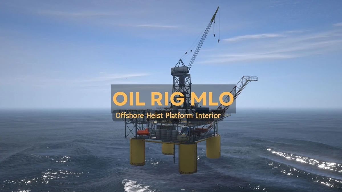 Oil Rig MLO FiveM | Offshore Heist Platform Interior